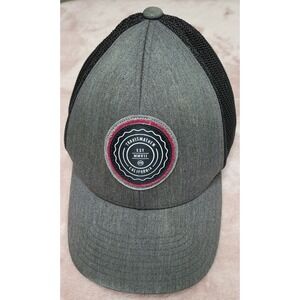 Travis Mathew‎ The Patch Hat Cap Mesh Back Snapback Adjustable Gray Golf